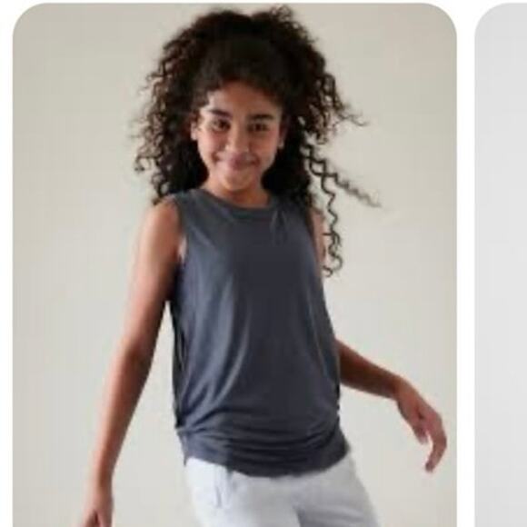Athleta Girl Double Dutch Tank - Blue, Youth Medium - Picture 1 of 4
